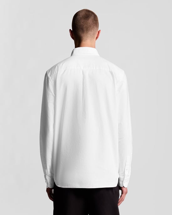 Camisa blanca de manga larga de Lyle & Scott - Image 4