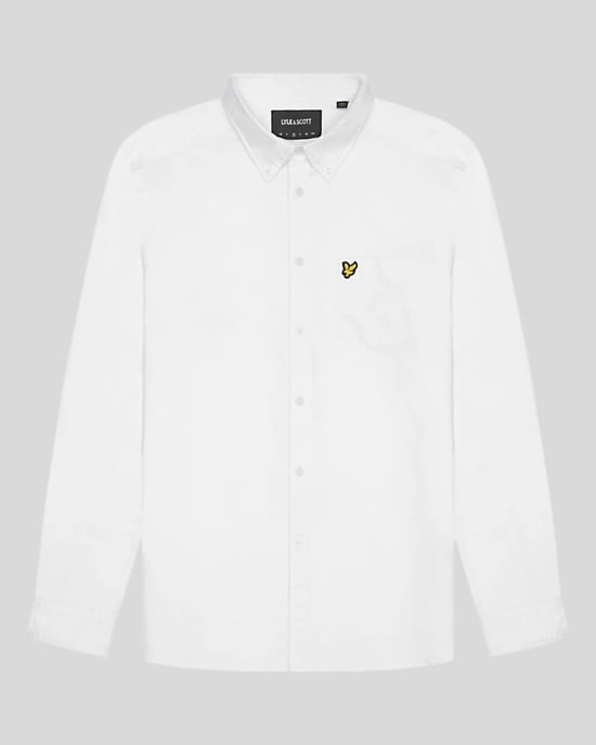 Camisa blanca de manga larga de Lyle & Scott - Image 5