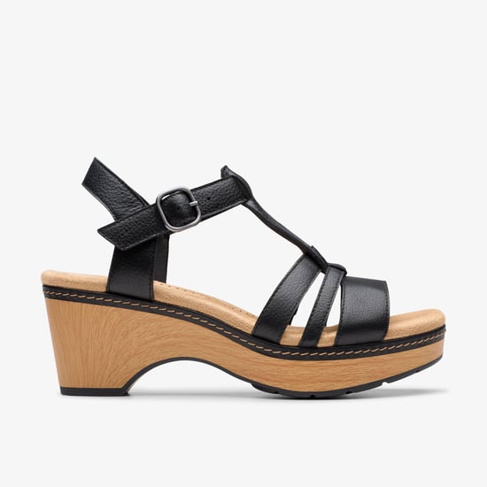 Sandalias de Cuero Negro Seannah Madi - Image 1