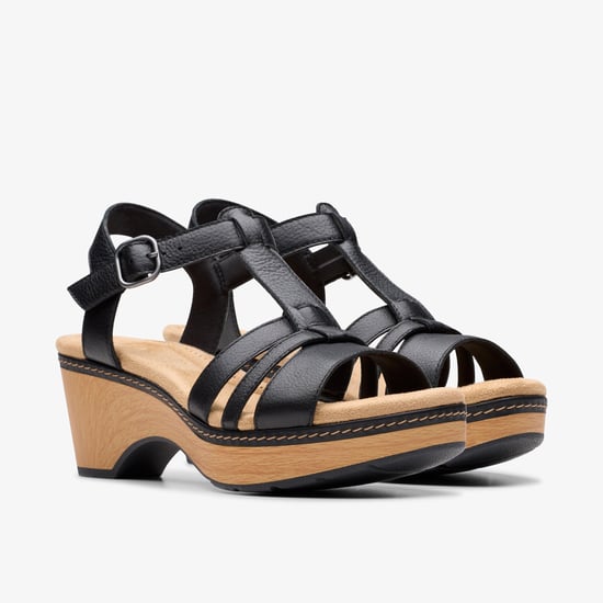 Sandalias de Cuero Negro Seannah Madi - Image 4