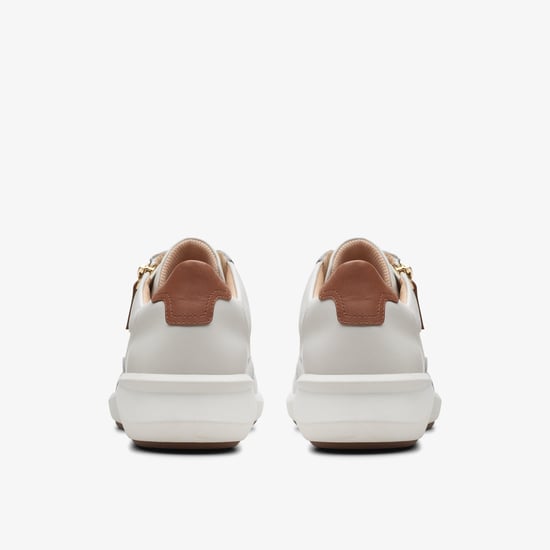 Zapatillas Un Rio Zip de Cuero Blanco - Image 5