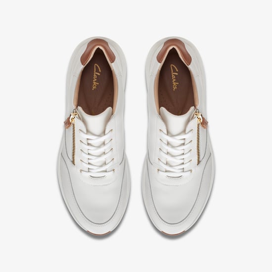 Zapatillas Un Rio Zip de Cuero Blanco - Image 6