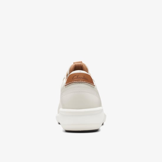 Un Rio Sprint Blanco Zapatillas de Cuero Combinado - Image 5