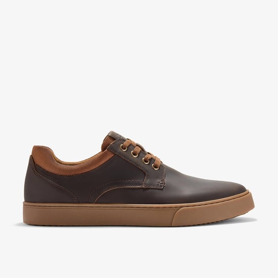 Zapatillas Lockton de cuero aceitado marrón - Image 1