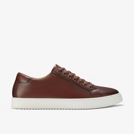 Zapatillas de cuero marrón Lockton Lace - Image 1