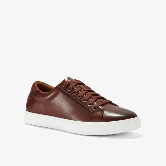 Zapatillas de cuero marrón Lockton Lace - Image 3
