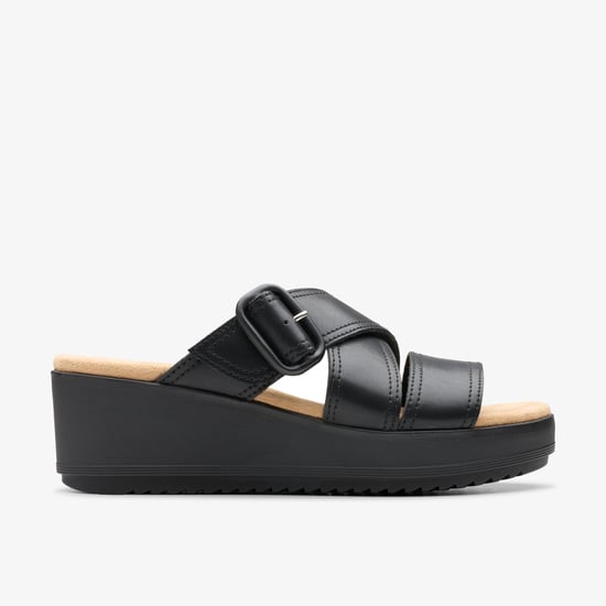 Sandalias de Cuero Negro Wrenly Jane - Image 1