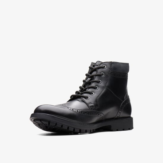 Botas de Cuero Negros Suaves Curington Rise - Image 4