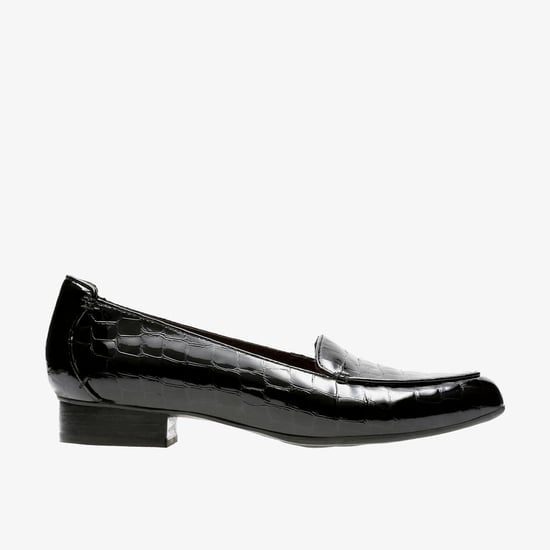 Zapatos Keesha Luca Negro Patente/Cocodrilo - Image 1