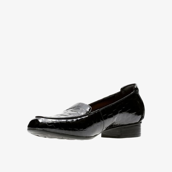 Zapatos Keesha Luca Negro Patente/Cocodrilo - Image 4