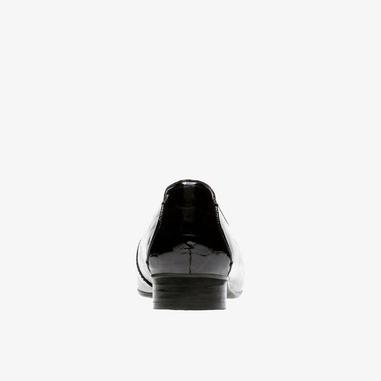 Zapatos Keesha Luca Negro Patente/Cocodrilo - Image 5
