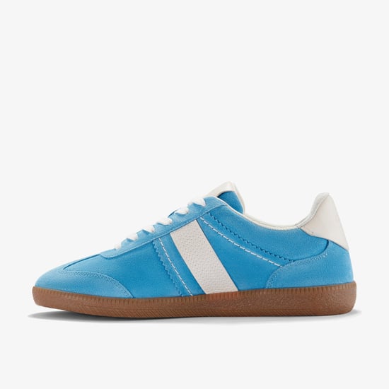 Stara Walk Light Blue Suede Shoes - Image 2