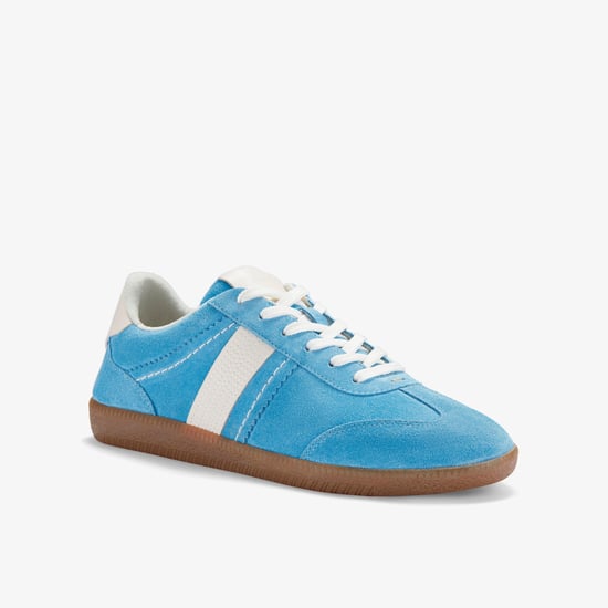 Stara Walk Light Blue Suede Shoes - Image 4