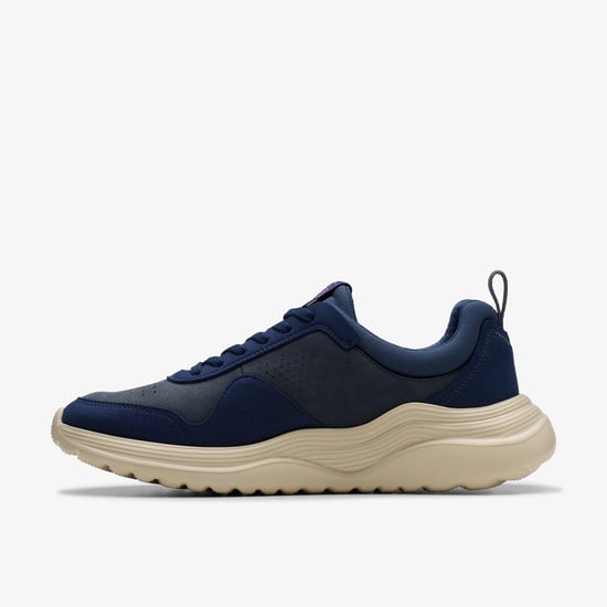 Zapatos de Nubuck Azul Marino Lt360 con Cordones - Image 2