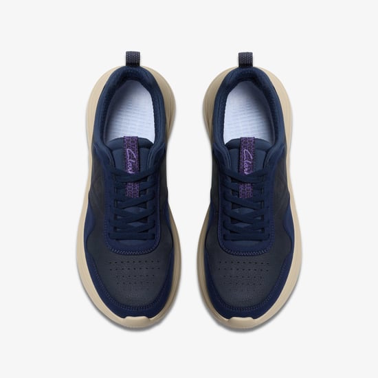 Zapatos de Nubuck Azul Marino Lt360 con Cordones - Image 6