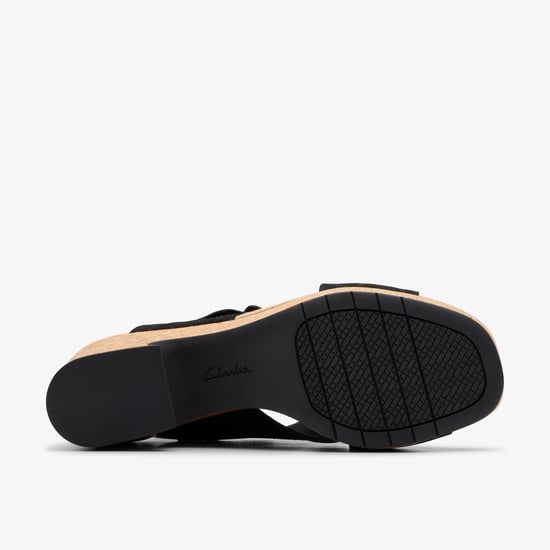 Sandalias de Nubuck Negro Nerisa West - Image 3