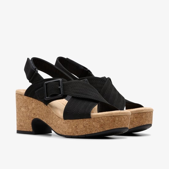 Sandalias de Nubuck Negro Nerisa West - Image 4