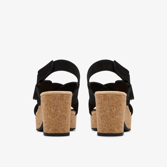 Sandalias de Nubuck Negro Nerisa West - Image 5