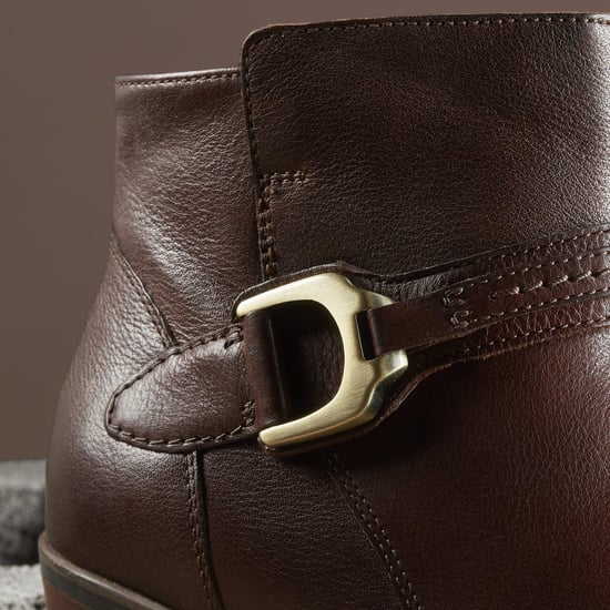 Botas Neva Buckle en color caramelo británico - Image 3