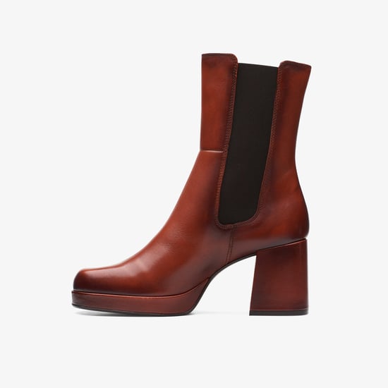 Botas Lea Pique Up Bronceado Oscuro - Image 3