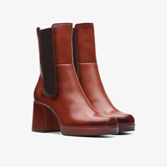 Botas Lea Pique Up Bronceado Oscuro - Image 5