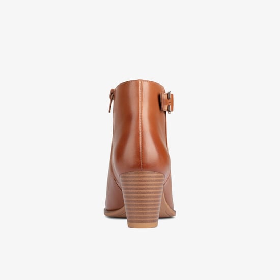 Botas de Cuero Oscuro Kaylin 60 - Image 5
