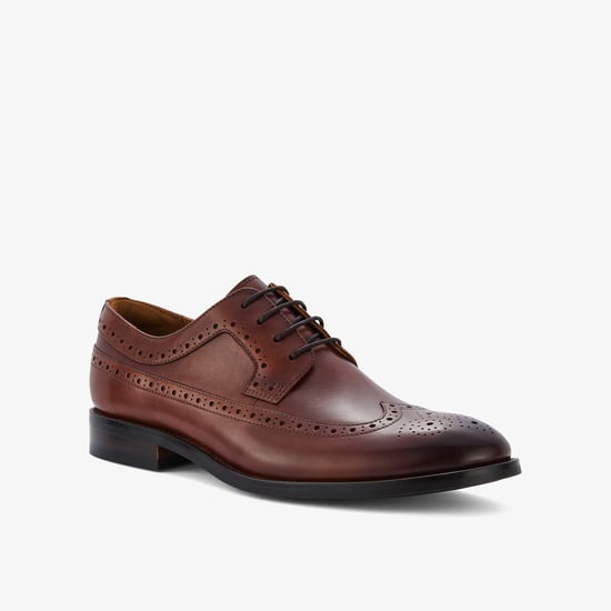 Zapatos de Cuero Tan Banstead Tip - Image 4