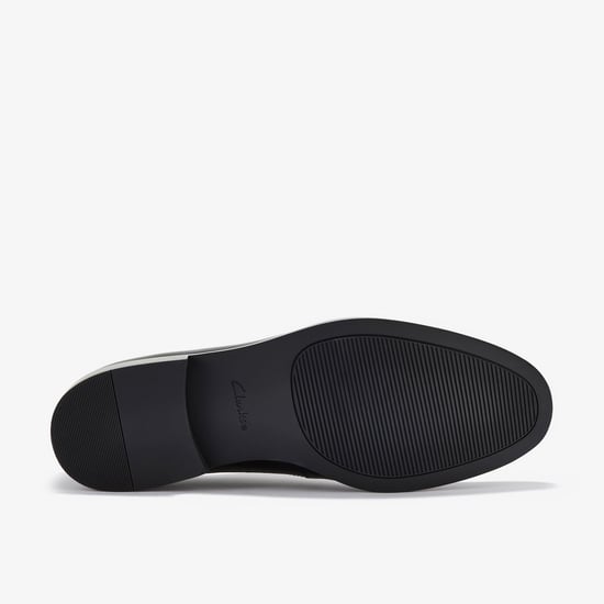 Zapatos de cuero negro Banstead Tip - Image 3
