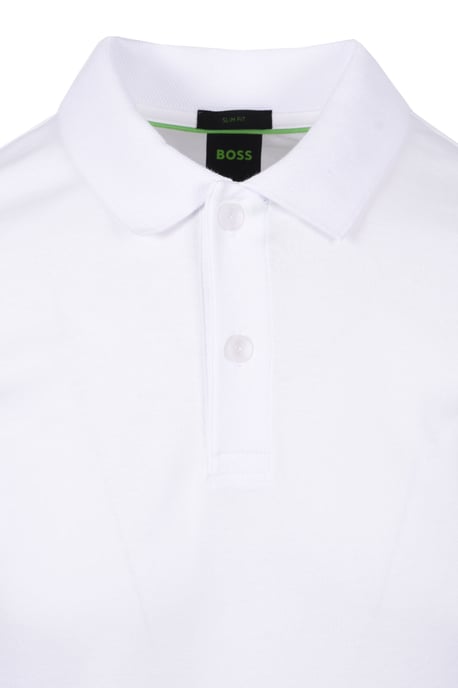 Boss Green Polo Zone Polo Shirt White - Image 2