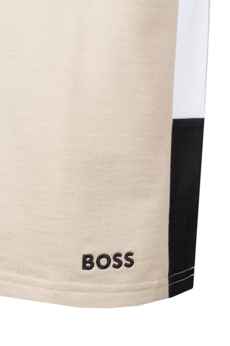 Boss Black Iconic T-Shirt Light Beige - Image 2