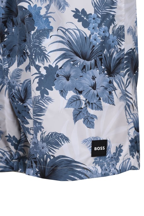 Boss Piranha Swim Shorts Open Blue - Image 2