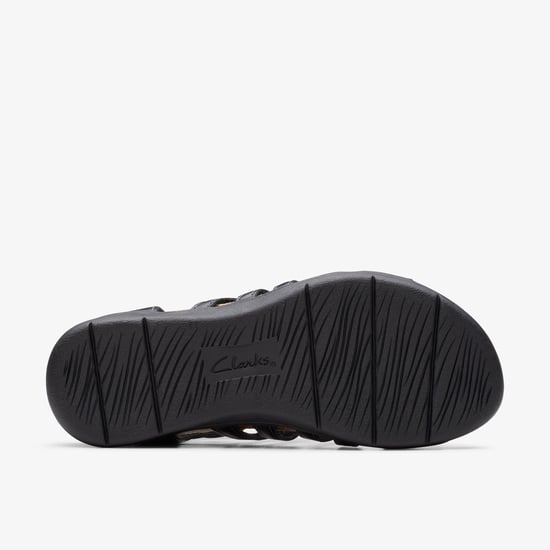 Sandalias de cuero negro April Belle - Image 3