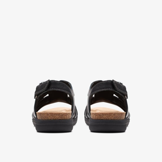 Sandalias de cuero negro April Belle - Image 5