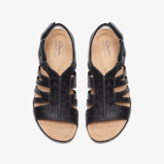 Sandalias de cuero negro April Belle - Image 6