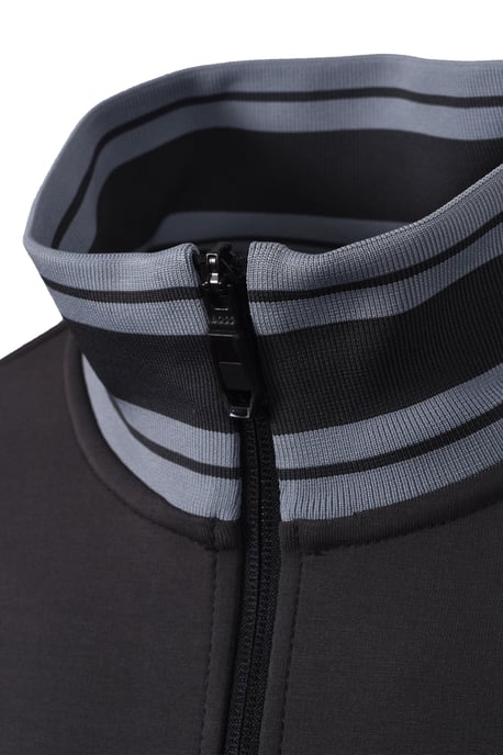 BOSS Green F Zone Track Top Dark Grey - Image 4