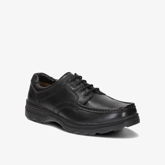 Zapatos de Cuero Negro Line Shore - Image 3