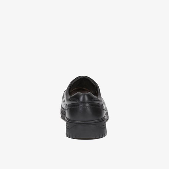 Zapatos de Cuero Negro Line Shore - Image 4