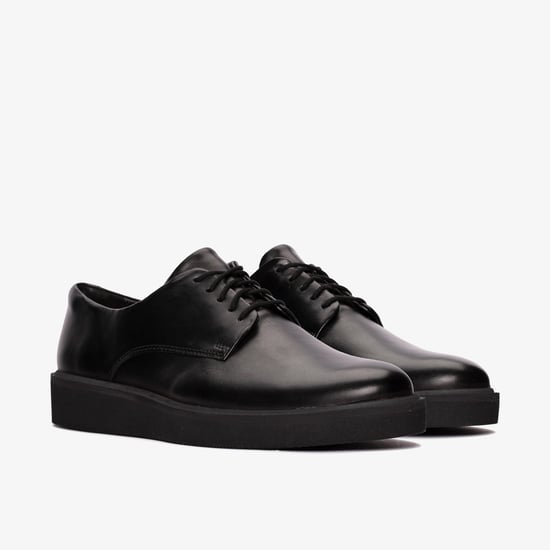 Zapatos de Cuero Negro Glickly Derby 2 - Image 4