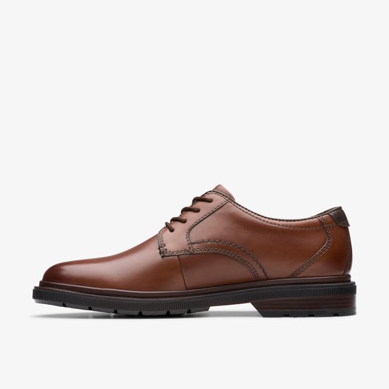 Zapatos de Cuero Color Marrón Oscuro Burchill Derby - Image 2