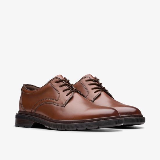 Zapatos de Cuero Color Marrón Oscuro Burchill Derby - Image 4