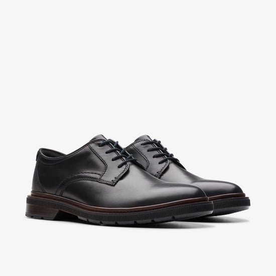 Zapatos de Cuero Negros Burchill Derby - Image 4