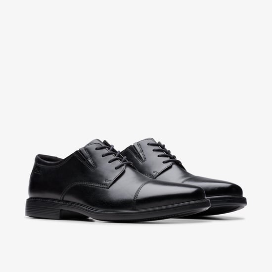 Zapatos de Cuero Negro Cosgrove Cap - Image 4