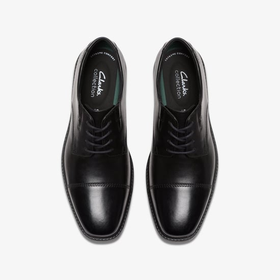 Zapatos de Cuero Negro Cosgrove Cap - Image 6
