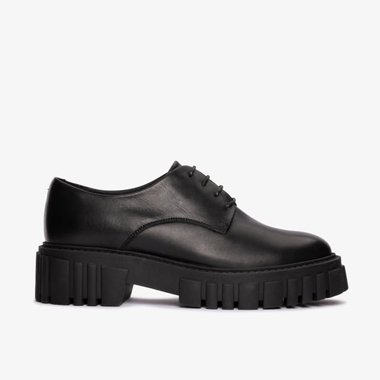 Zapatos de Cuero Negro Page Walk - Image 1