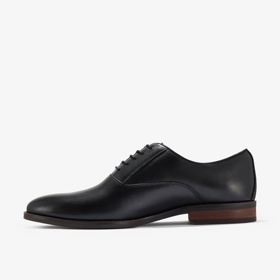 Zapatos de cuero negro Banstead Lace - Image 2