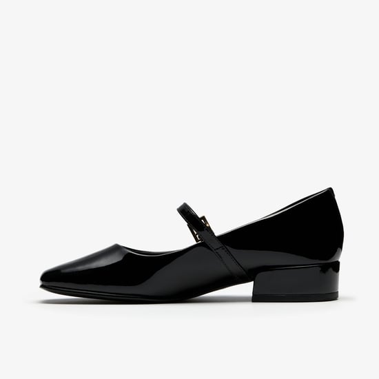 Zapatos Seren30 de charol negro con hebilla - Image 2