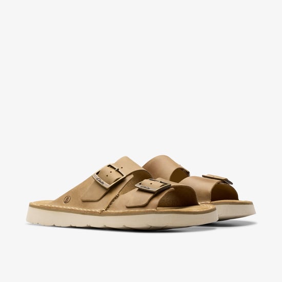 Sandalias Lea de Arena Oscura con Correa Solsbury - Image 4
