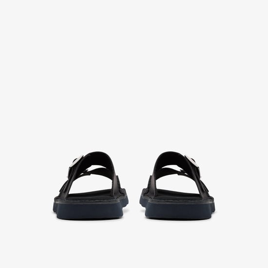 Sandalias de Cuero Negro Solsbury Strap - Image 5