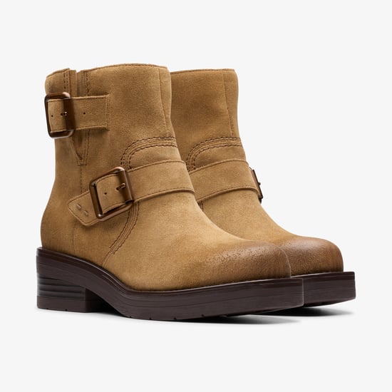 Botas de ante de nogal Rebelle con hebilla - Image 4