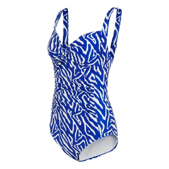 Regatta Womens/Ladies Sakari Abstract Tummy Control One Piece Swimsuit (Brightest Blue) - Image 3